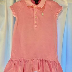 Polo Ralph Lauren 3T Pink Cotton Polo Dress